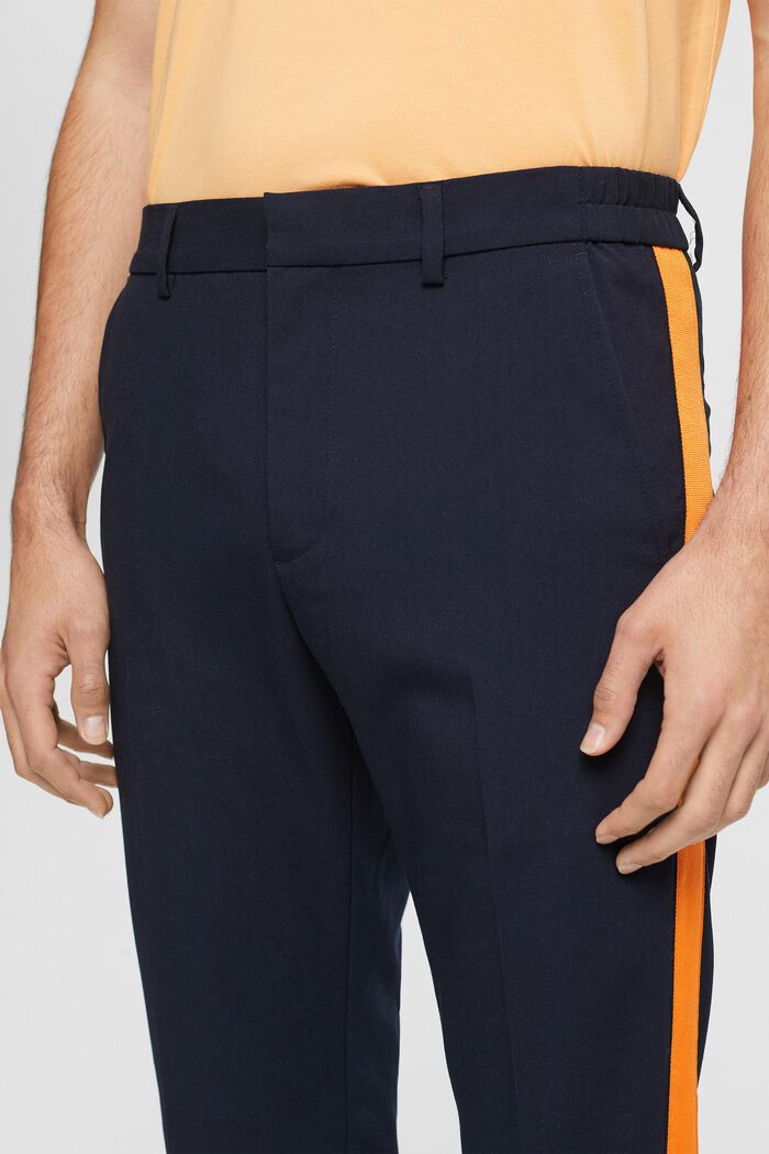 Taillierte Pants im Jogger-Style, NAVY, detail image number 2
