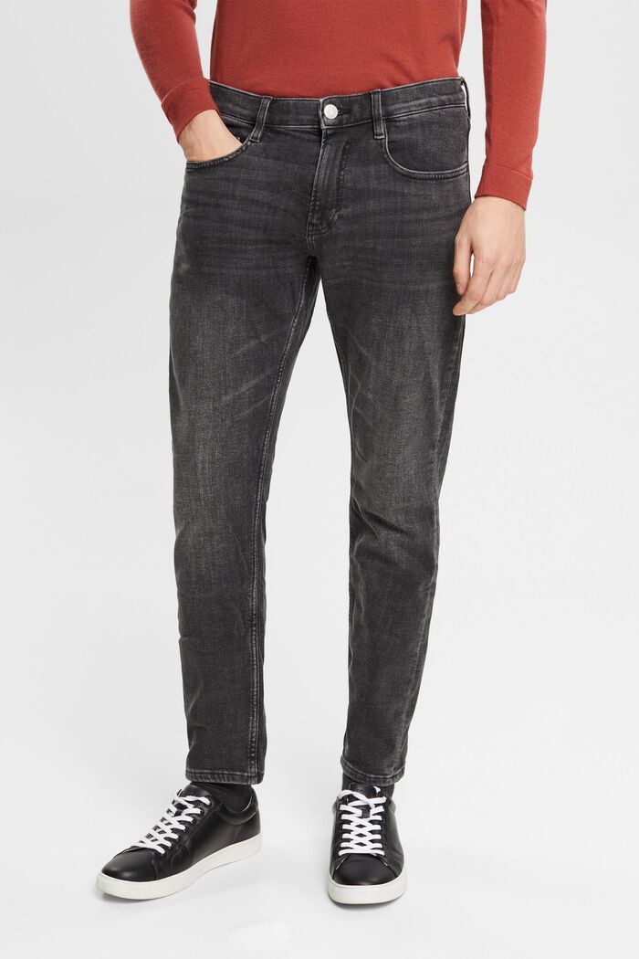 Slim-Fit-Jeans, BLACK MEDIUM WASHED, detail image number 0