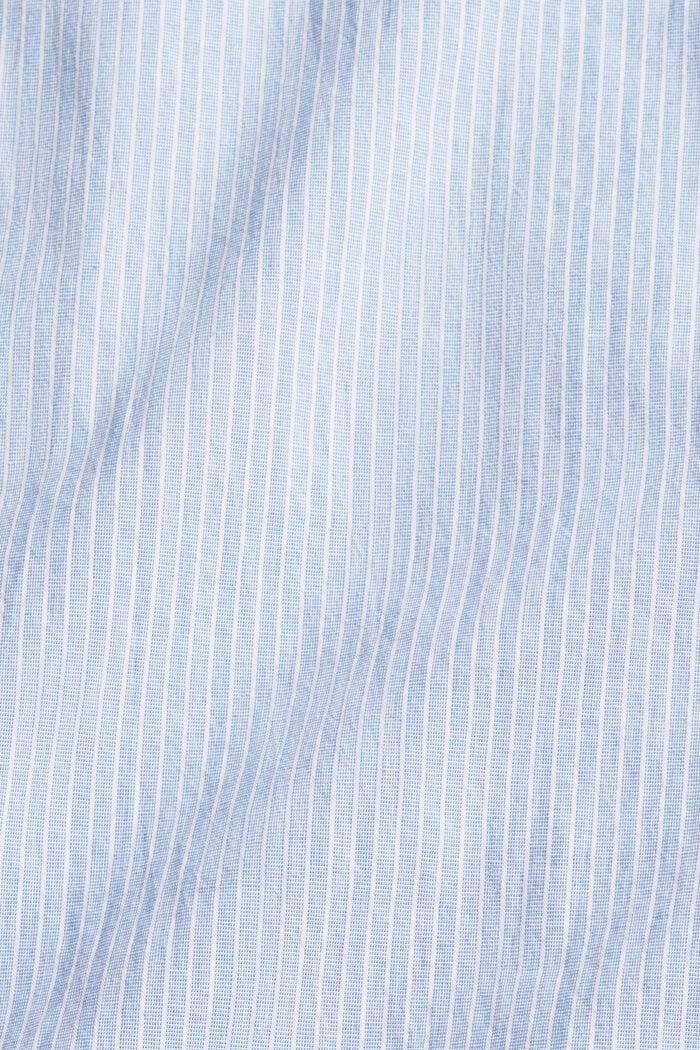 Hemdblusenkleid aus Baumwolle, LIGHT BLUE, detail image number 4