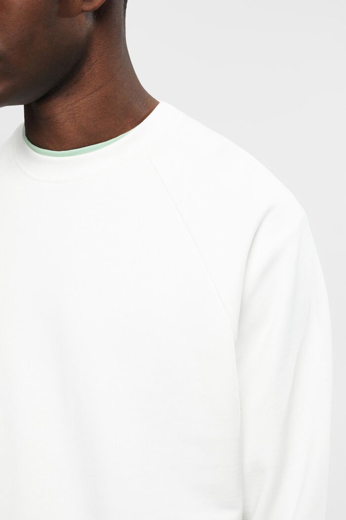 Sweatshirt aus Baumwolle im Relaxed Fit, OFF WHITE, detail image number 2