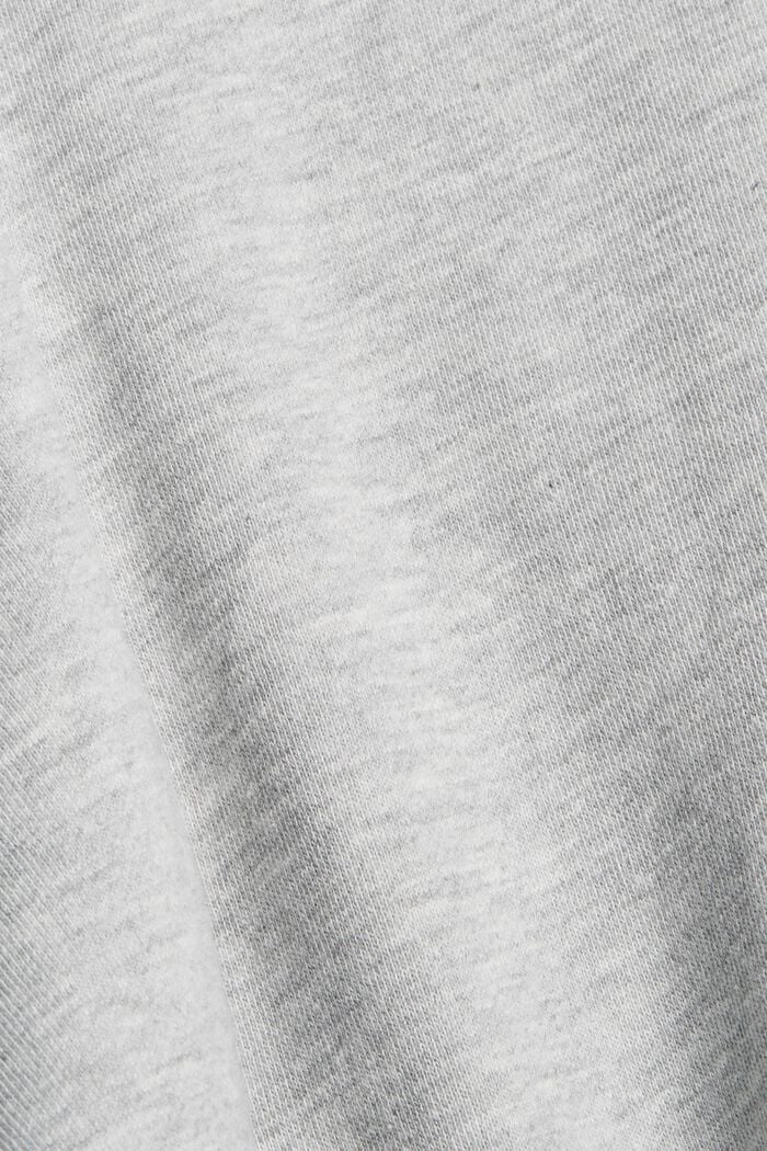 Oversized Sweatshirt aus Bio-Baumwolle, LIGHT GREY, detail image number 4