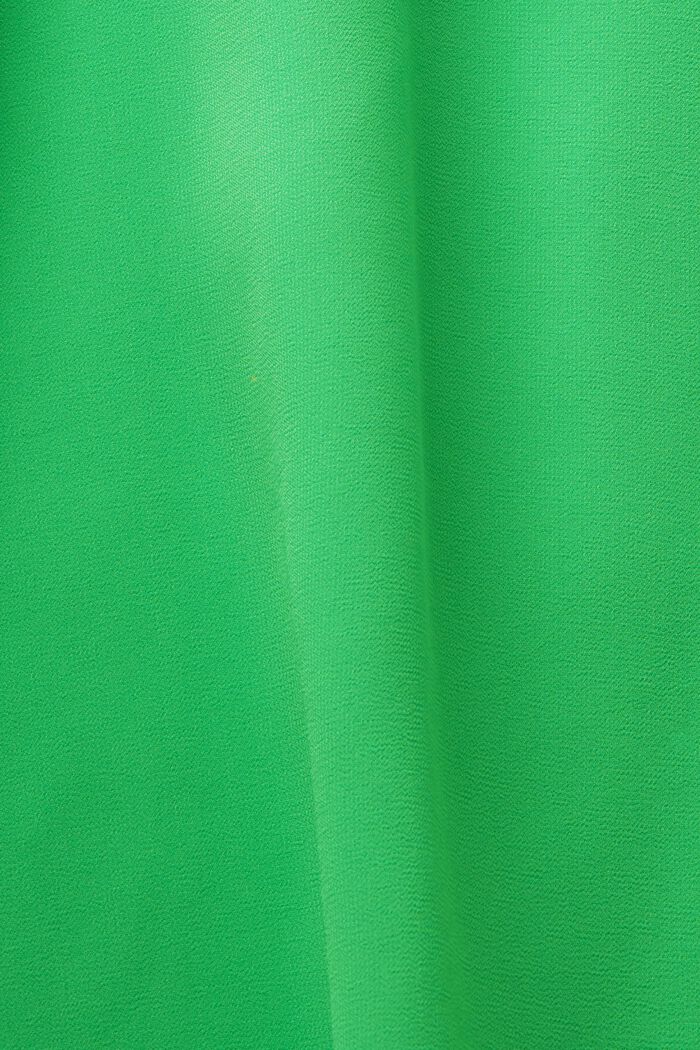 Ärmellose Crêpe-Chiffon-Bluse, CITRUS GREEN, detail image number 5