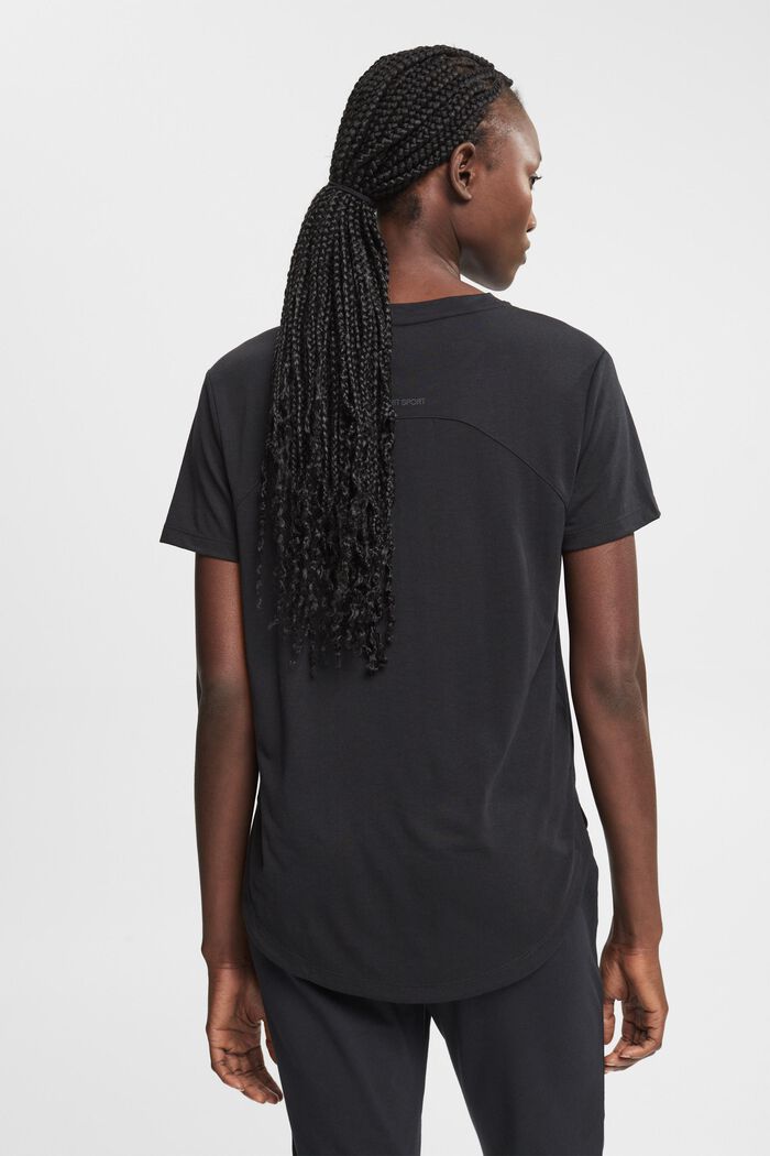 Active T-Shirt, LENZING™ ECOVERO™, BLACK, detail image number 6