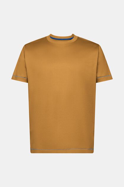 Rundhals-T-Shirt aus Jersey, 100 % Baumwolle