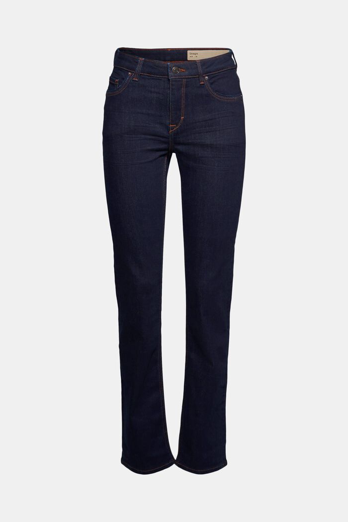 Superstretch-Jeans mit Organic Cotton, BLUE RINSE, detail image number 0