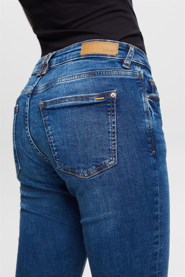Capri-Jeans aus Organic Cotton, BLUE MEDIUM WASHED, detail image number 3