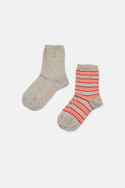 2er-Set Gestreifte Socken