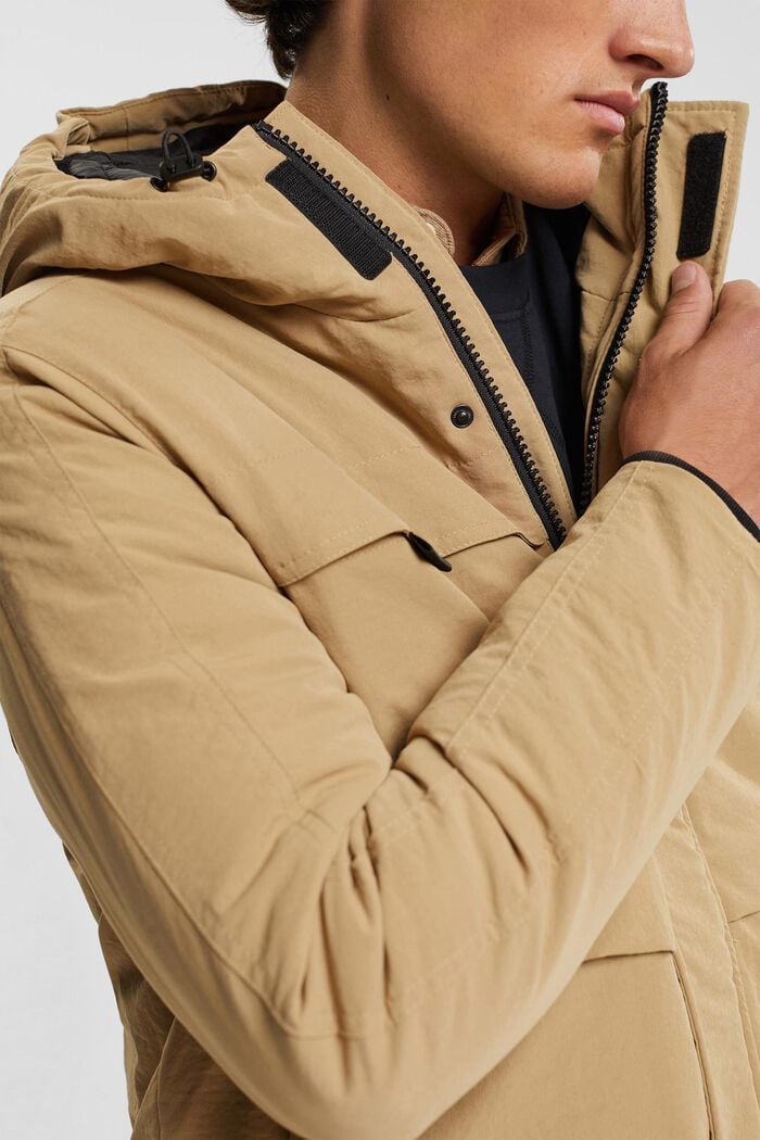 Jackets outdoor woven, KHAKI BEIGE, detail image number 2