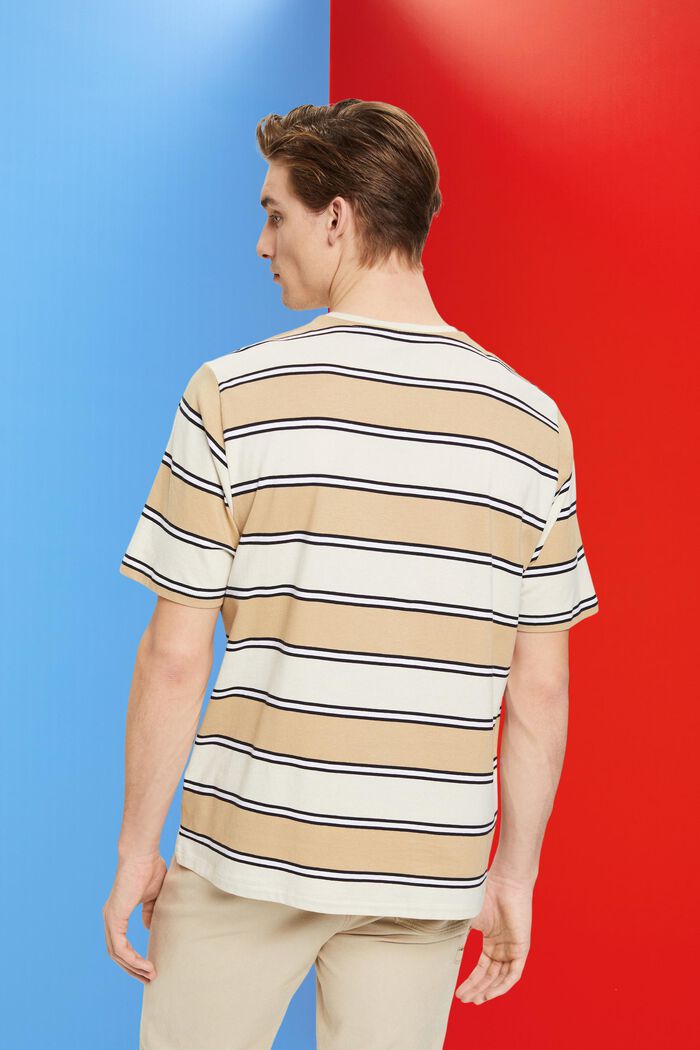Streifen-T-Shirt aus nachhaltiger Baumwolle, ICE, detail image number 3