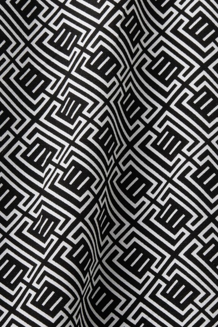 Wandelbares Kleid im Sarong-Stil mit Print, BLACK, detail image number 5