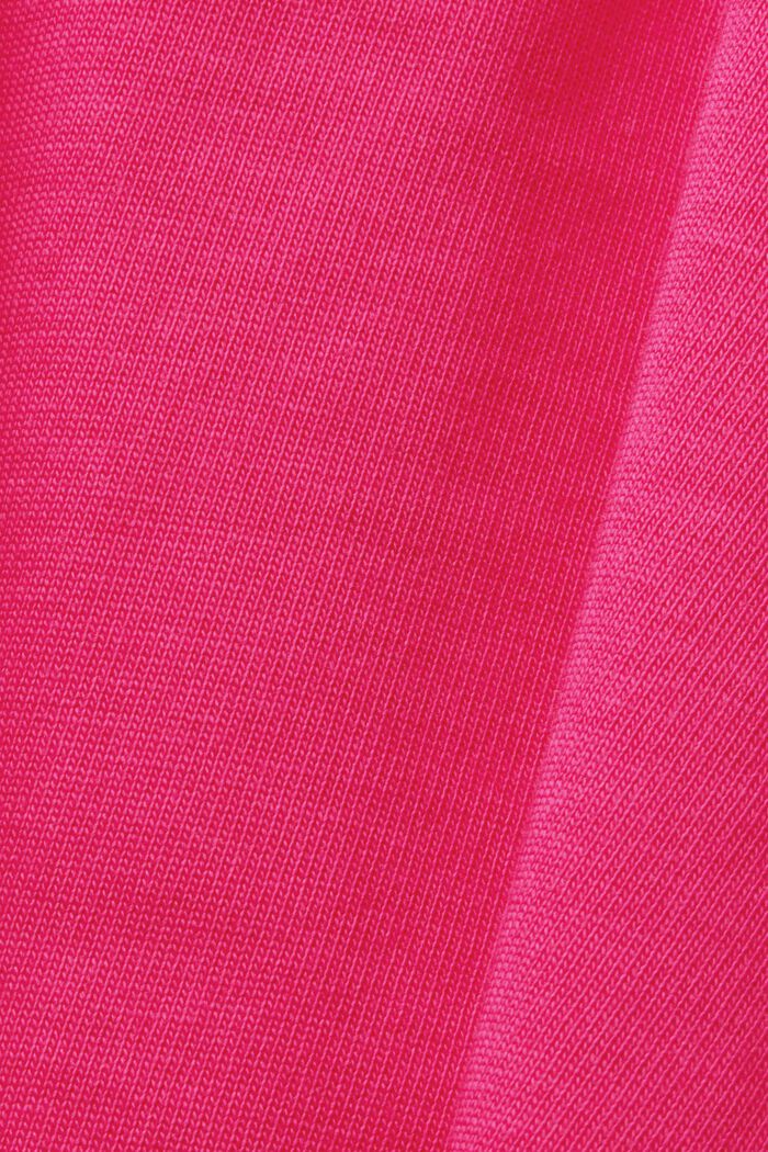 Rundhals-T-Shirt aus Jersey in Cropped-Länge, PINK FUCHSIA, detail image number 5