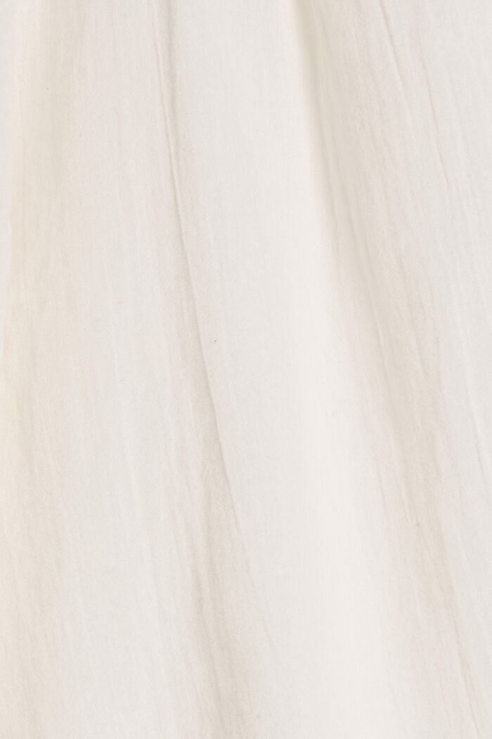 Fledermaus-Bluse aus Baumwoll-Voile, OFF WHITE, detail image number 4
