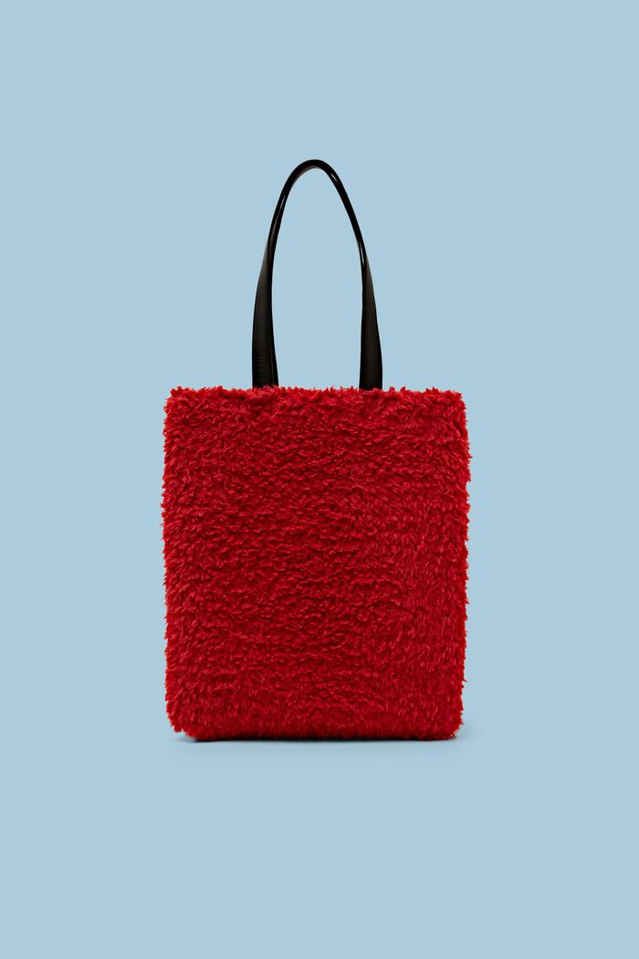 Webfell-Tote Bag, DARK RED, detail image number 0