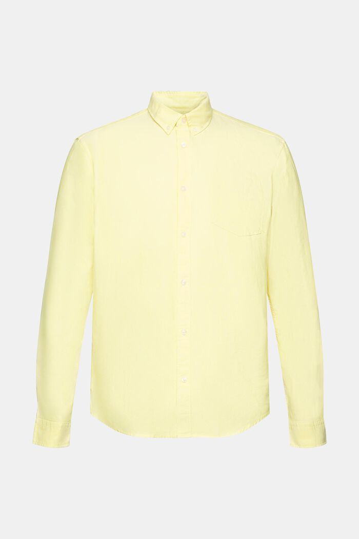 Button-Down-Hemd, BRIGHT YELLOW, detail image number 2