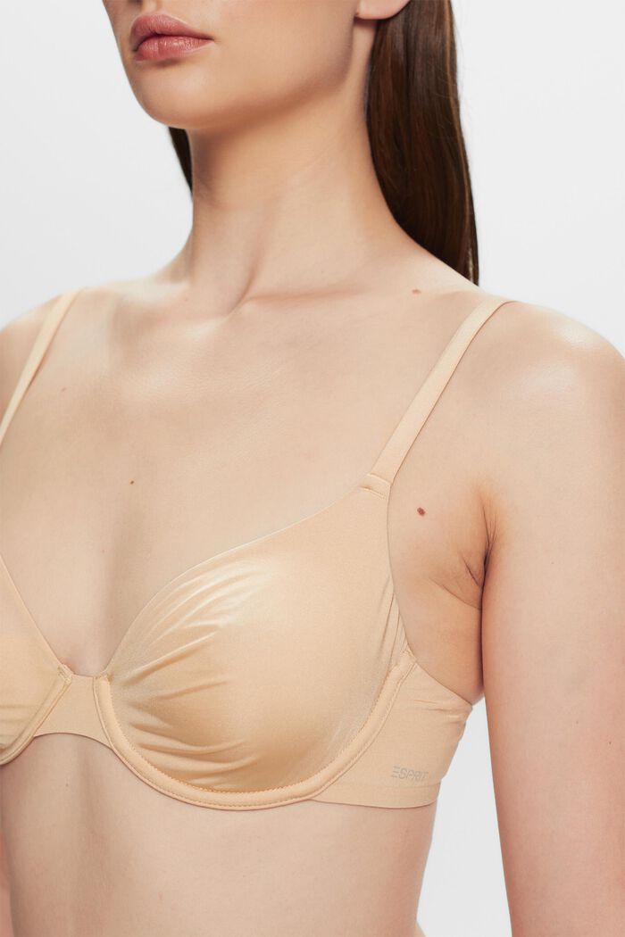 Bras with wire, DUSTY NUDE, detail image number 1