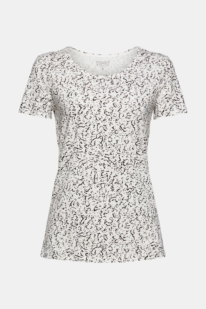 T-Shirt mit Print aus Organic Cotton, OFF WHITE, detail image number 2