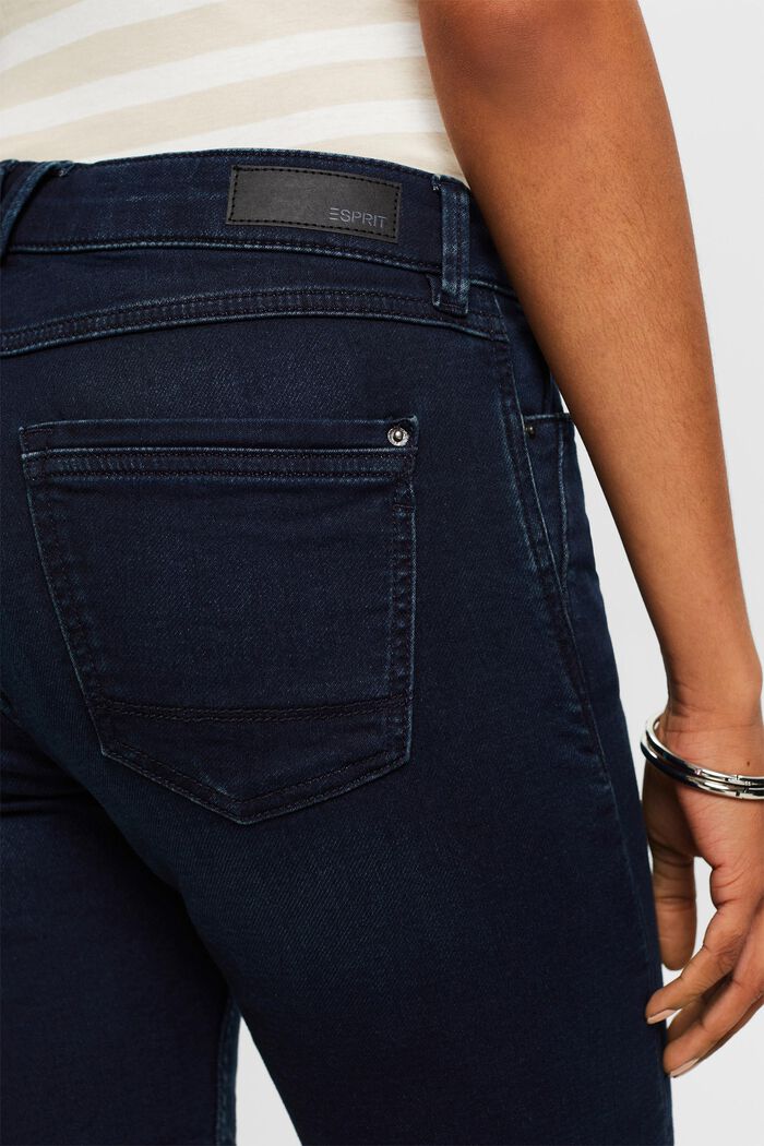 Jeans-Shorts aus Bio-Baumwoll-Mix, BLUE RINSE, detail image number 4