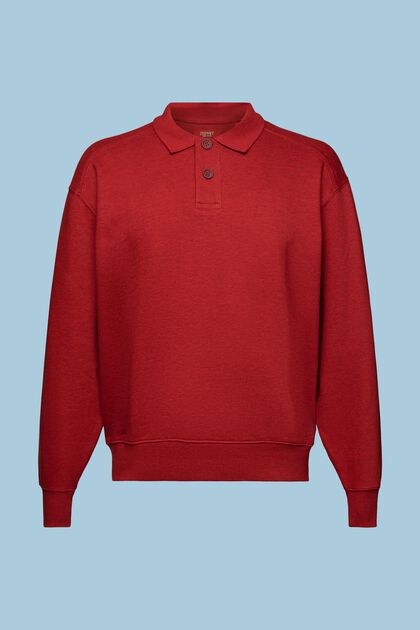 Langärmliges Polo-Sweatshirt
