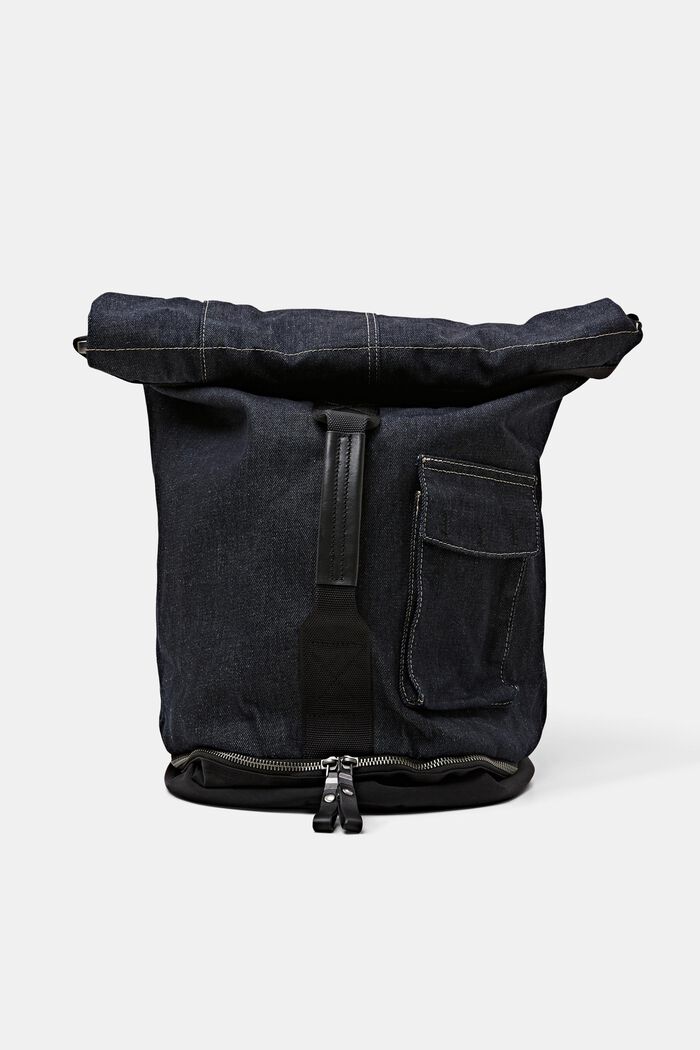 Rucksack in Jeans-Optik, NAVY, detail image number 0