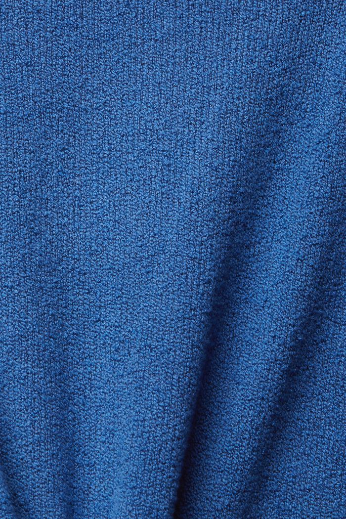 Pullunder aus Strukturstrick, BLUE, detail image number 6