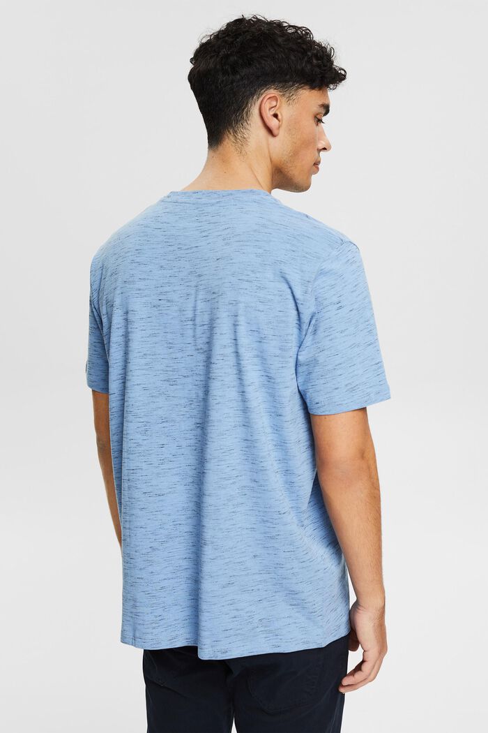 Jersey-T-Shirt aus Baumwoll-Mix, BLUE, detail image number 3