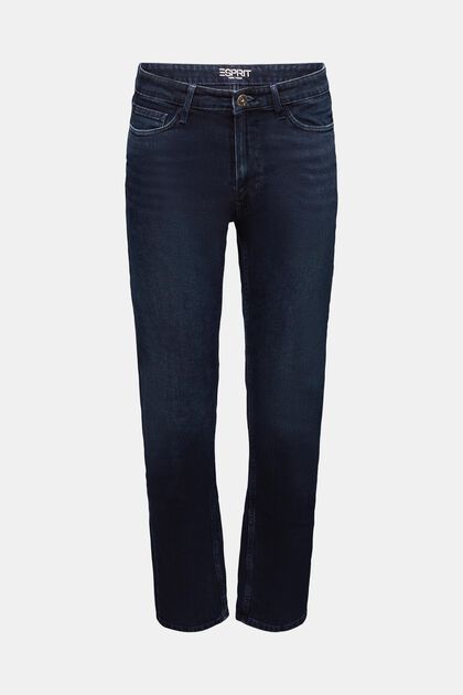 Jeans mit gerader Passform und mittelhohem Bund