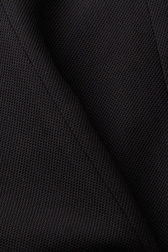 Mantel mit umgekehrtem Reverskragen, BLACK, detail image number 5