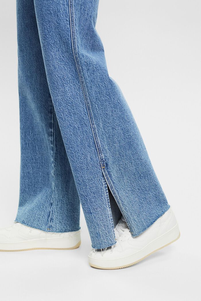 Wide Leg Jeans aus Organic Cotton, BLUE MEDIUM WASHED, detail image number 2