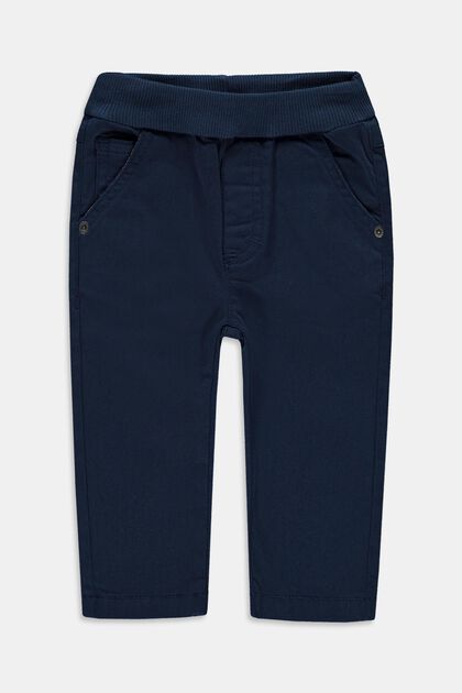 Pants woven, NAVY, overview