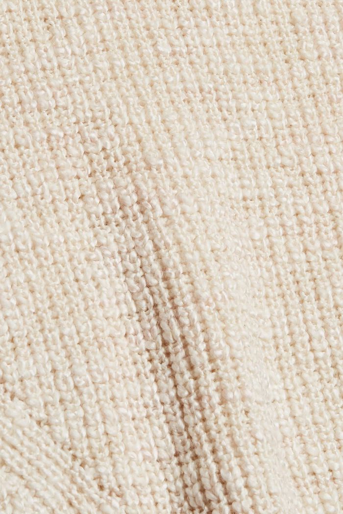 Strickpullover aus Bio-Baumwoll-Mix, OFF WHITE, detail image number 4