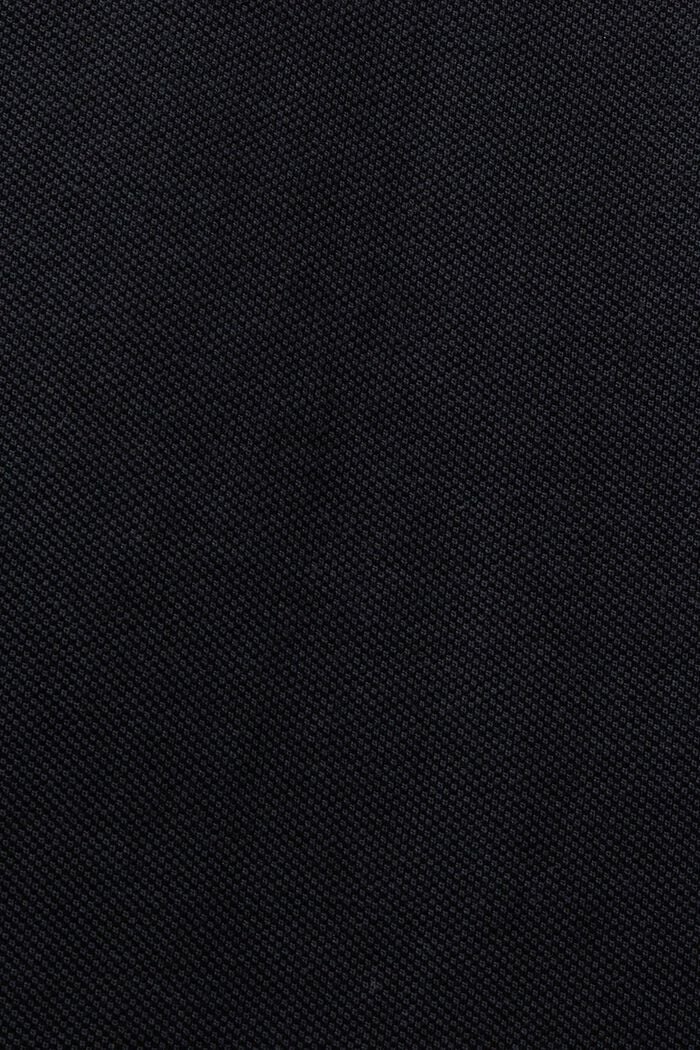 Poloshirt aus Baumwoll-Piqué, BLACK, detail image number 5