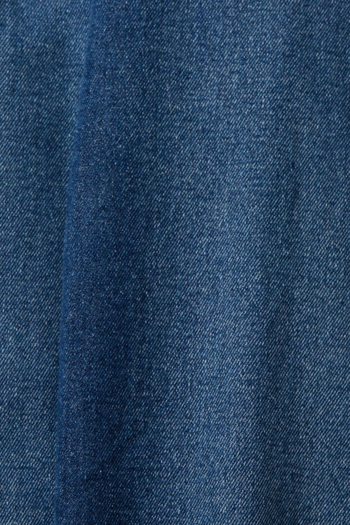 Jeans mit Rippstrick-Details im Curvy Style, BLUE MEDIUM WASHED, detail image number 0