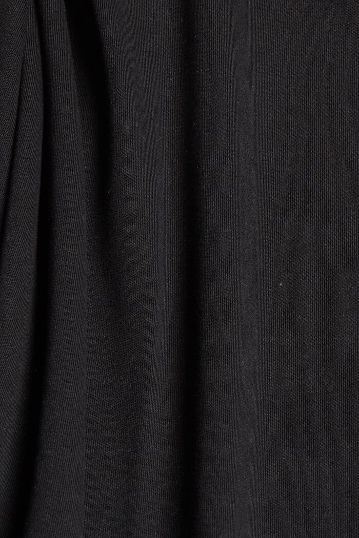 Aus TENCEL™: Jerseykleid mit Rückenausschnitt, BLACK, detail image number 4