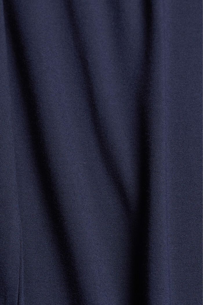 Jerseykleid mit Knoten, LENZING™ ECOVERO™, NAVY, detail image number 4