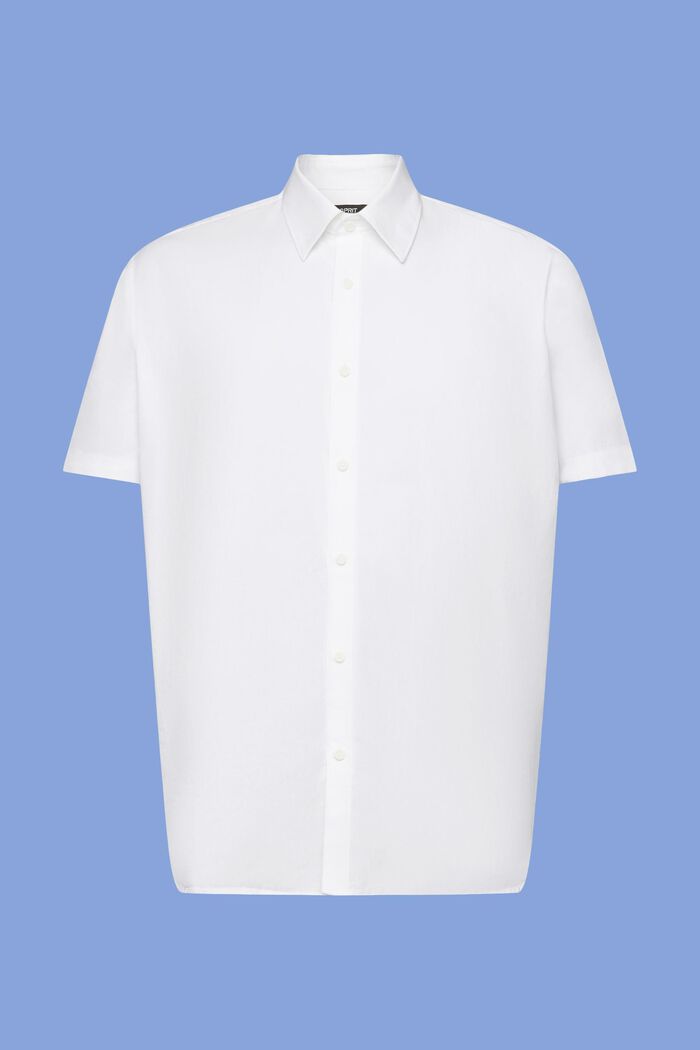 Kurzärmeliges Button-Down-Hemd, WHITE, detail image number 6