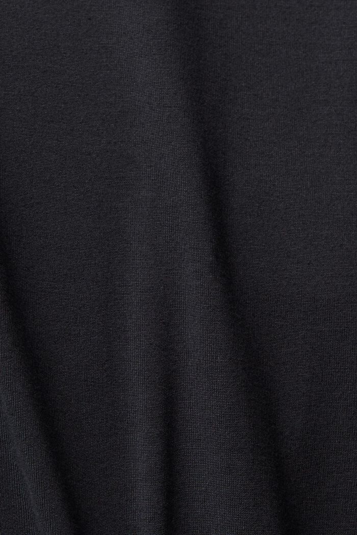T-Shirt mit Pailletten, LENZING™ ECOVERO™, BLACK, detail image number 1