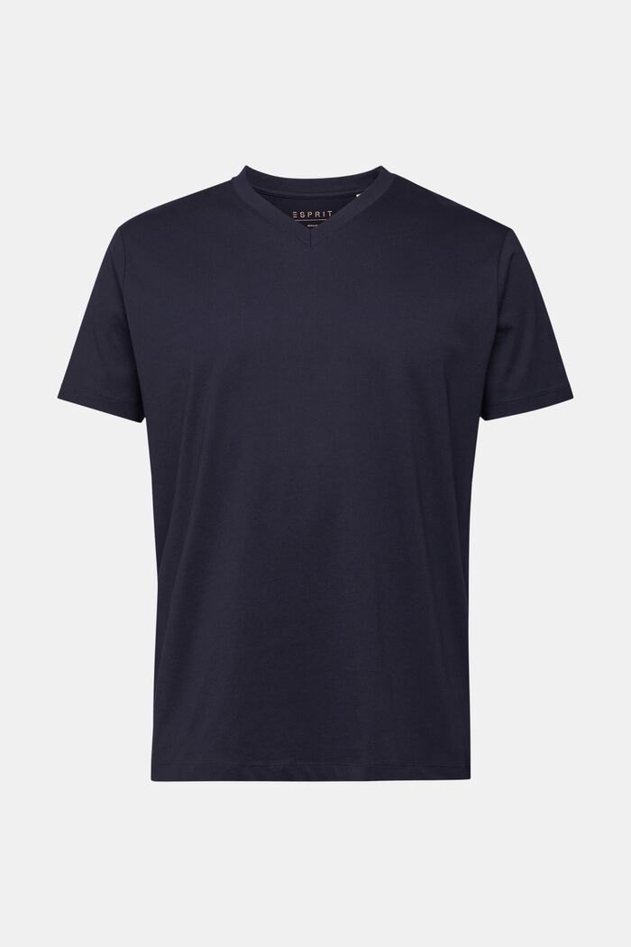 Jersey T-Shirt, 100% Baumwolle, NAVY, detail image number 6