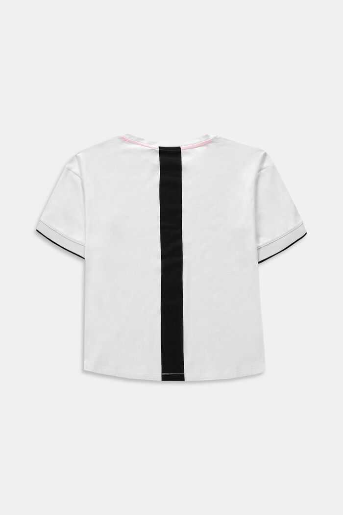 T-Shirt mit Gute-Laune-Print, WHITE, detail image number 1