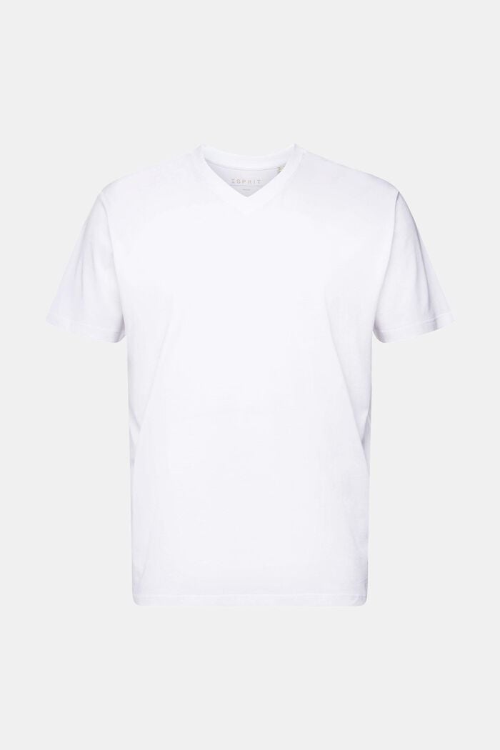 Jersey T-Shirt, 100% Baumwolle, WHITE, detail image number 6