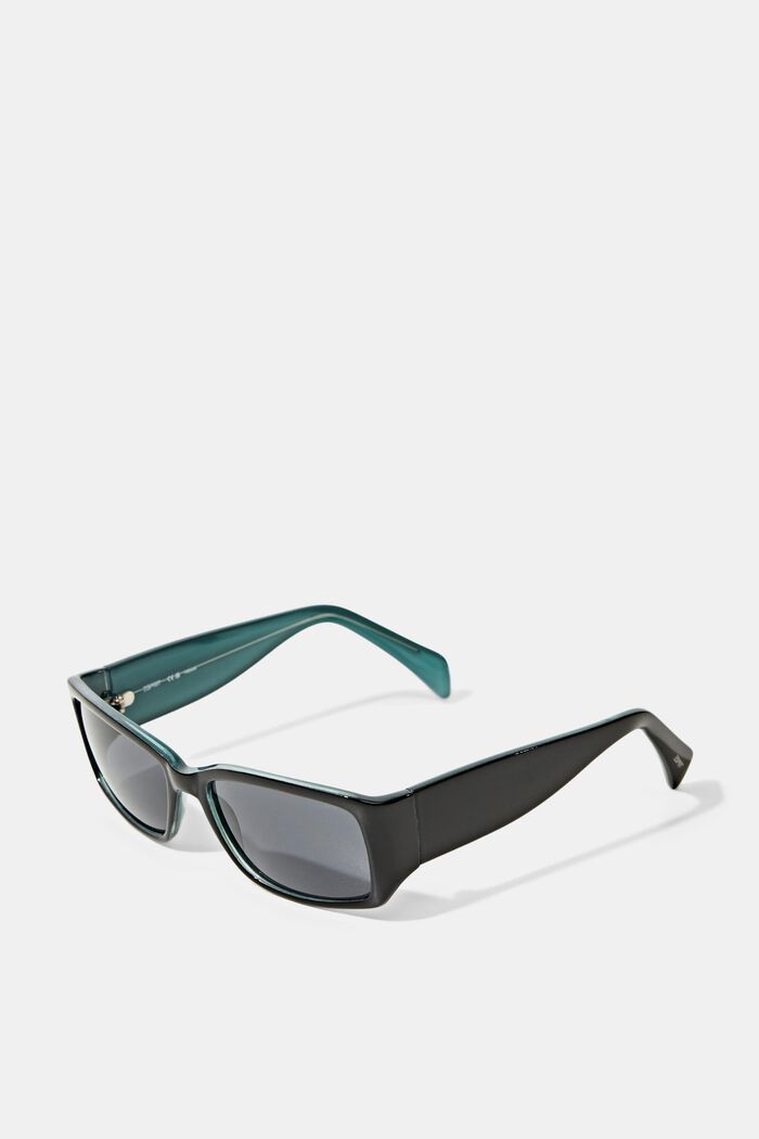 Sonnenbrille mit zweifarbigem Rahmen, BLACK, detail image number 3