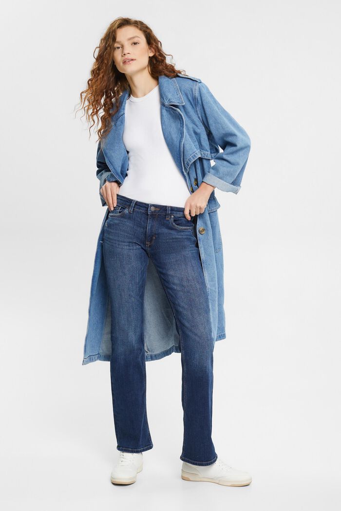 Superstretch-Jeans mit Organic Cotton, BLUE DARK WASHED, detail image number 1