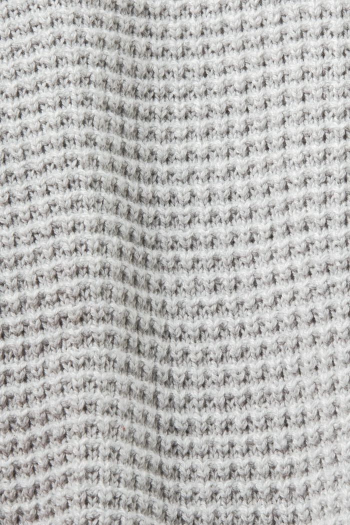 Pullover aus Strukturstrick, LIGHT GREY, detail image number 5