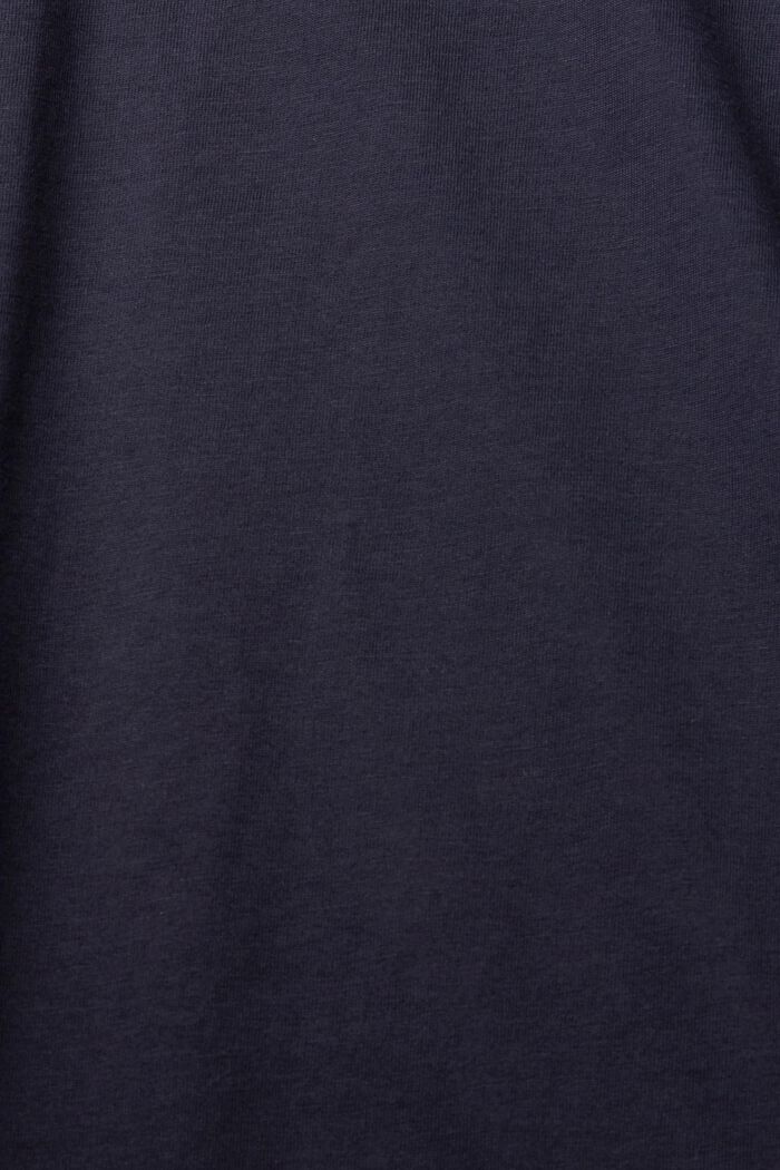 Jersey T-Shirt, 100% Baumwolle, NAVY, detail image number 1