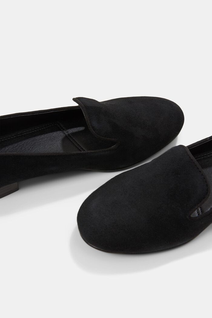 Loafer aus Veloursleder, BLACK, detail image number 3