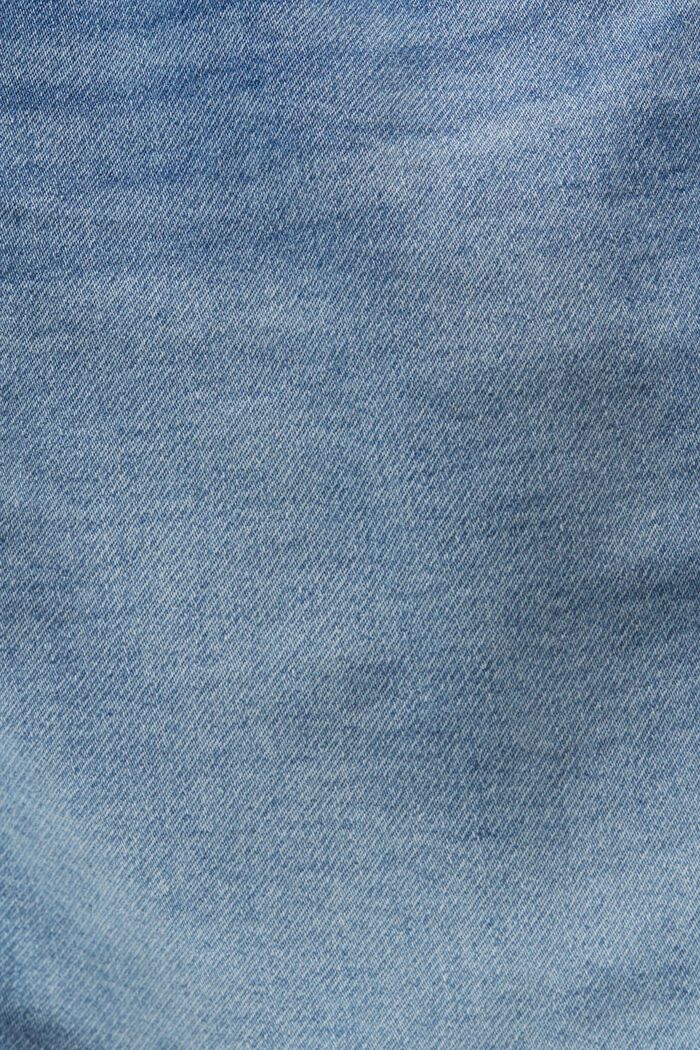 Denim-Shorts aus Bio-Baumwoll-Mix, BLUE LIGHT WASHED, detail image number 6