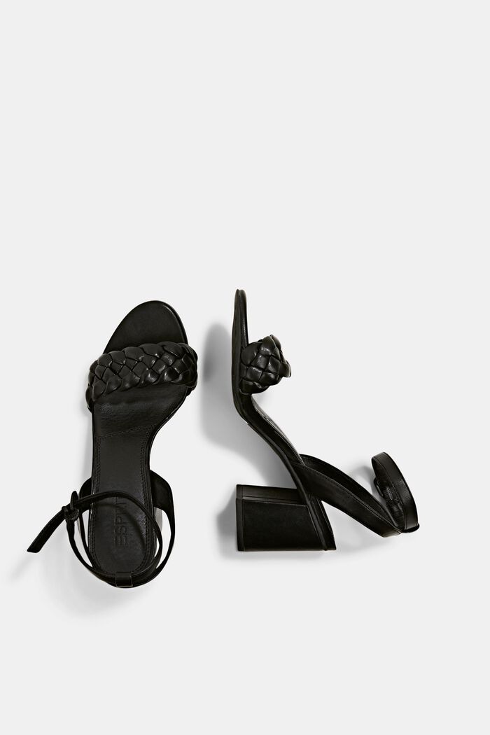 Sandalen mit Blockabsatz, BLACK, detail image number 1