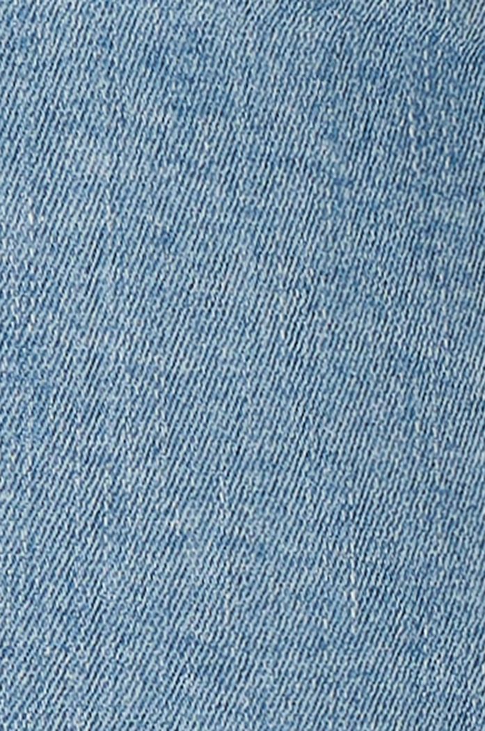Jeansshorts mit Überbauchbund, BLUE LIGHT WASHED, detail image number 4