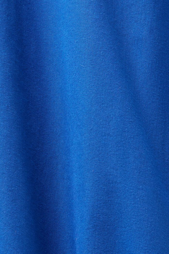 Hemd aus Baumwoll-Popeline, BRIGHT BLUE, detail image number 5