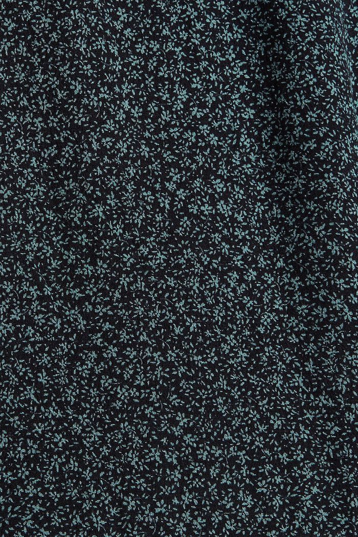 Hemdblusenkleid mit LENZING™ ECOVERO™, BLACK, detail image number 4