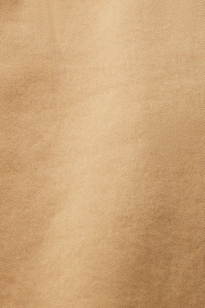 Slim-Fit-Hose aus organischer Baumwolle, BEIGE, detail image number 6